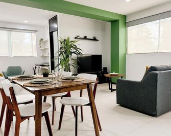 Acogedor y hermoso cerca del Foro Sol, AICM y Coyoacán - מקסיקו סיטי - חדר אוכל