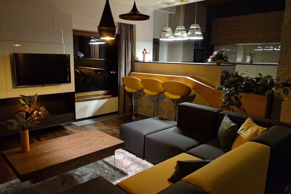 Juniper Apartment - براسوف - غرفة معيشة