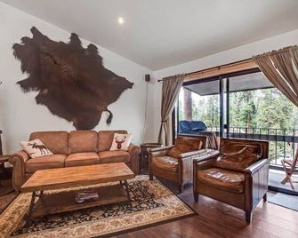 Cozy 2BR Condo Near Peak 8 and Town with Hot Tub Access - Breckenridge - Living room