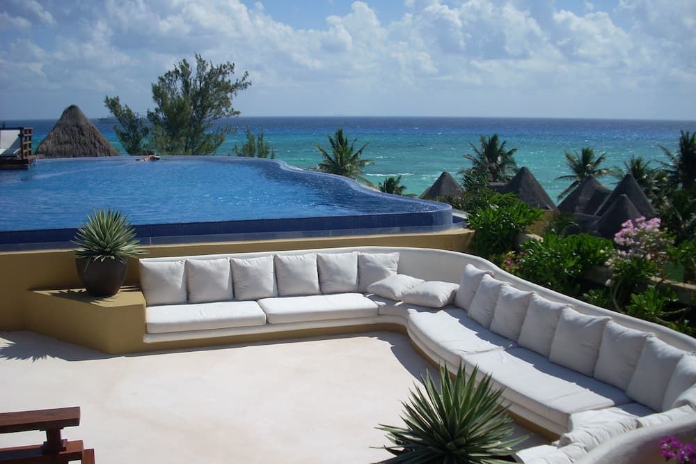 Fab Condo - 14 Steps To Beach, With Panoramic Roof View - Playa del Carmen - Balkon