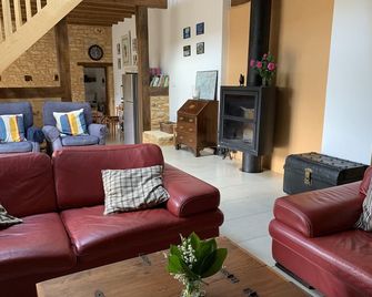 Sarlat Near Property Stone Conditioning With Heated Pool - Sarlat-la-Canéda - Salon