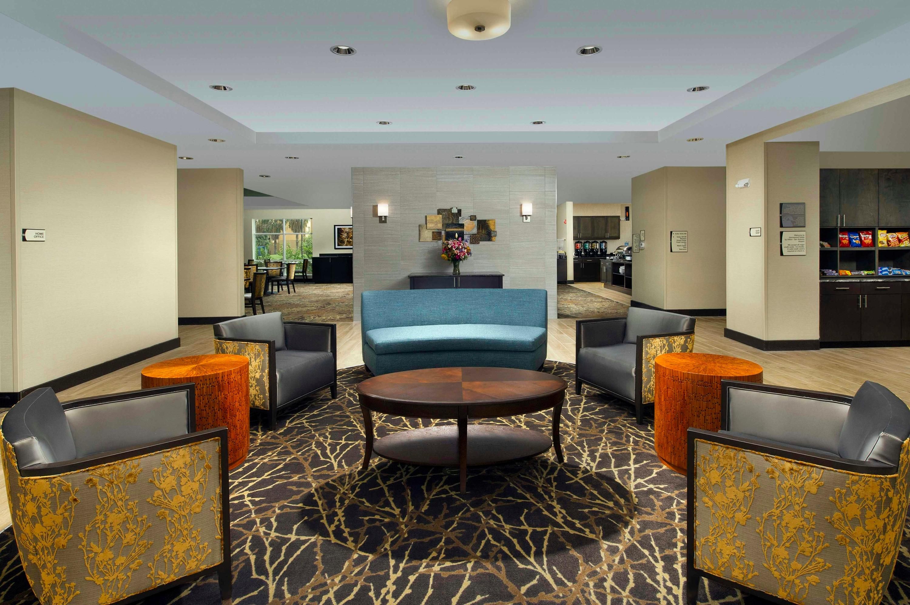 Homewood Suites by Hilton San Antonio Airport, TX - San Antonio - Area lounge