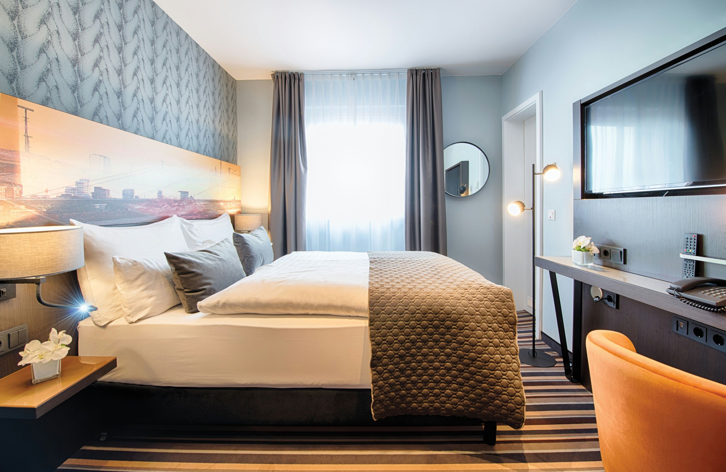 Leonardo Boutique Hotel Düsseldorf - Düsseldorf - Schlafzimmer