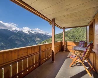 Matscherhof Ferienwohnung Nikolaus - Ulten - Balkon