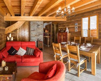 Chalet avec SPA et Terrasse Sud - 6 Pers, Animaux Bienvenus, St-Michel-de-Chaillol - Saint-Michel-de-Chaillol - Salle à manger