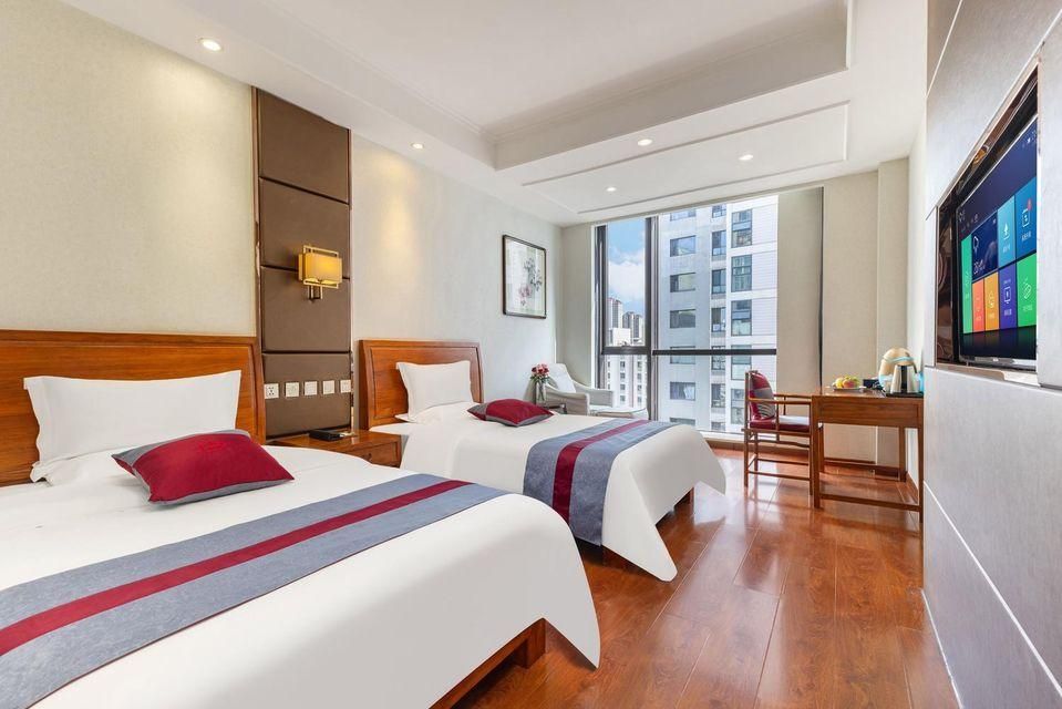 Tianjin Boutique Hotel In Spring - تيانجين - غرفة نوم