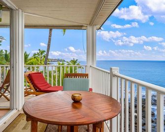 Unobstructed Ocean Views and Wrap Around Lanai - Elegant Oceanfront Retreat - Kailua-Kona - Balcon