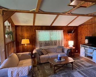 Cozy Cabin 5 minutes from beach and downtown! - Frankfort - Living room