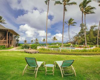 Kaha Lani #109, Ocean View, Swimming Pool, Ground Floor, Free Wi-fi/Parking - Wailua (Kauai) - Patio