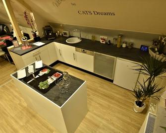 Vacation apartment / company apartment Luxury apartment on 71 square meters of open living space - Bottrop - Restaurant