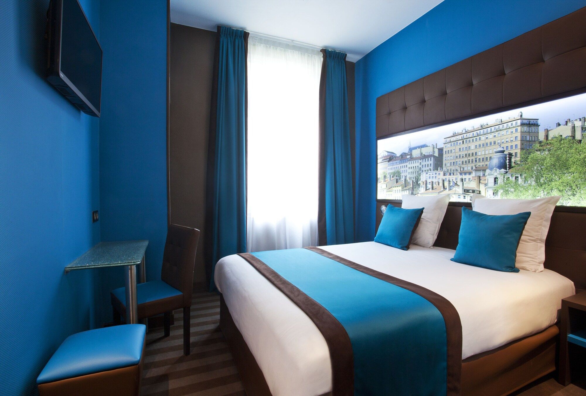 فندق دي سافويس ليون بيراش - ليون - غرفة نوم