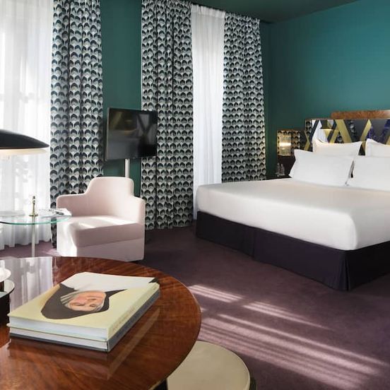 Bedroom view of Hotel Saint-Marc