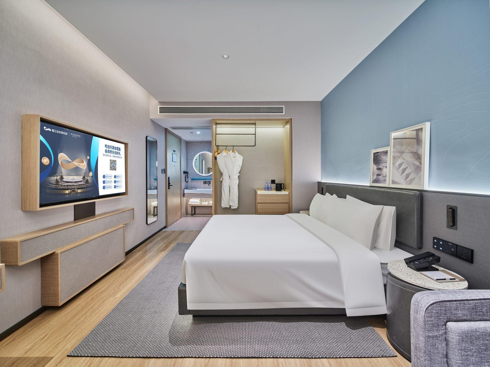 Country Inn&Suites By Radisson, Xi'an Bell Tower Ming City Wall - زيان - غرفة نوم