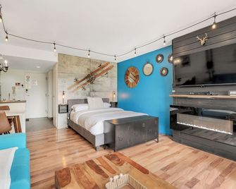 Initial / Loft de la montagne / MSA - Saint-Ferreol-les-Neiges - Bedroom