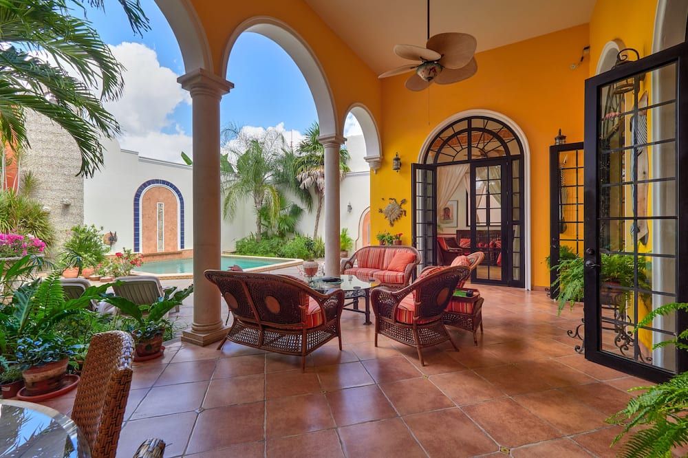 Casa Oasis Guest House and Spa - מרידה - פטיו