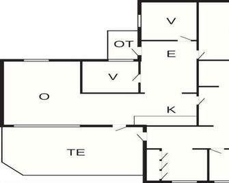 Lakefront Cottage in Torsebo - Askersund - Floorplan
