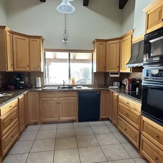 Kitchen view of The Wickenburg Ranch House