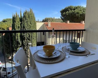 Studio for 4 people with terrace 300m from the beach - Collioure - Balcony