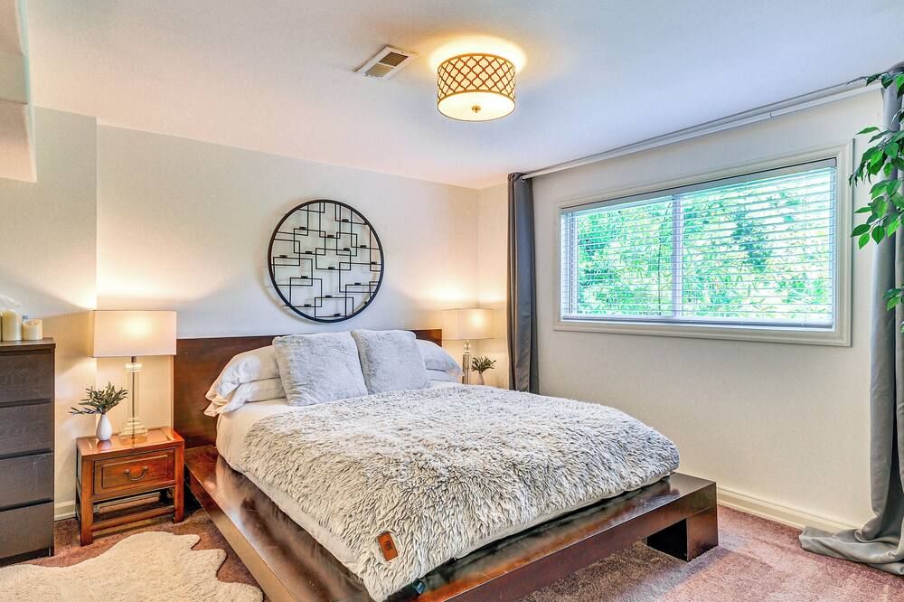 3 Mi to Downtown Portland Lush Flat with Fire Pit - بورتلاند (اوريغون) - غرفة نوم