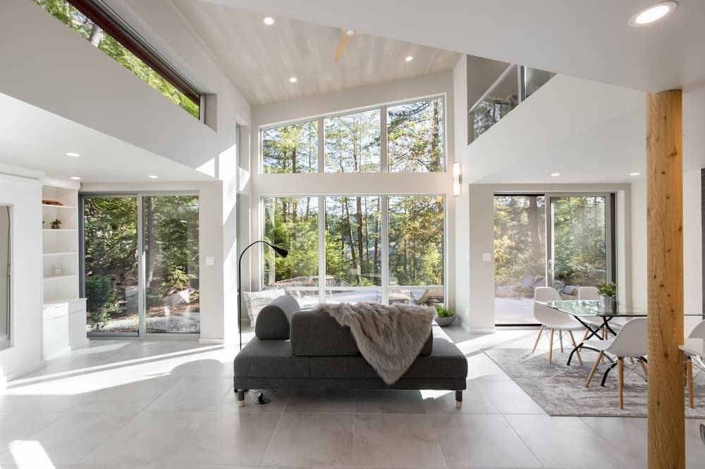 Modern Shipping Container Studio with Ocean Views - Halfmoon Bay - Habitación