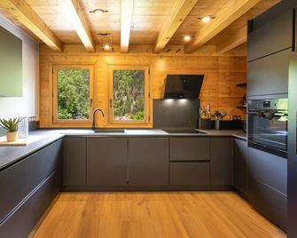 Grosse Pierre - Chalet 180m2 | Fireplace | Jacuzzi | View | Taconnaz - Les Houches - Phòng bếp