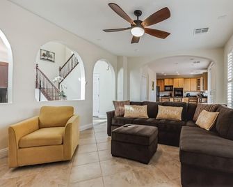 Private and Stylish Home in desirable gated community in Summerlin West - Summerlin South - Living room