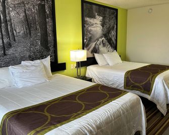 Super 8 by Wyndham Nebraska City - Percival - Ložnice