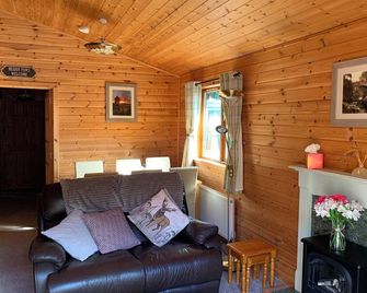 Immaculate 3-Bed Lodge in Hawick - Хоїк - Вітальня