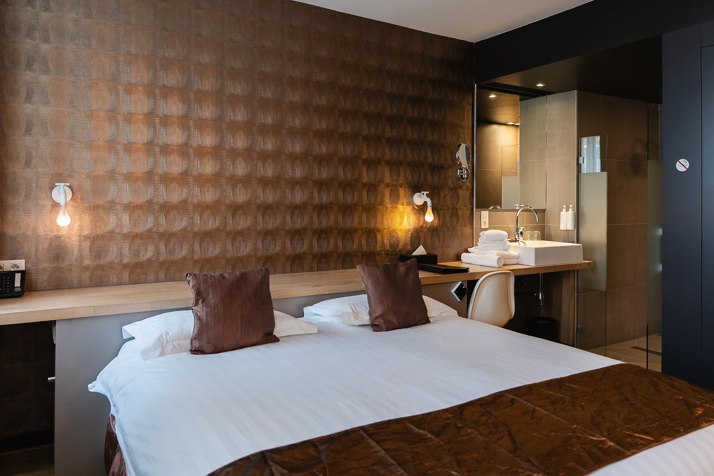 Amosa Liège City Centre Hotel - ליג' - חדר שינה