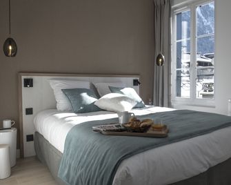 Le Génépy - Appart'hôtel de Charme - שאמוני מון-בלאן - חדר שינה