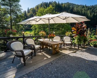 Schwarzwaldhaus Wolftal - Historic hunting estate, park and torrent in the Black Forest - Bad Rippoldsau - Binnenhof