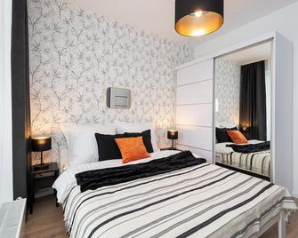 Apartament Tower II Premium - siłownia, sauna - centrum Katowic - Katowice - Soverom