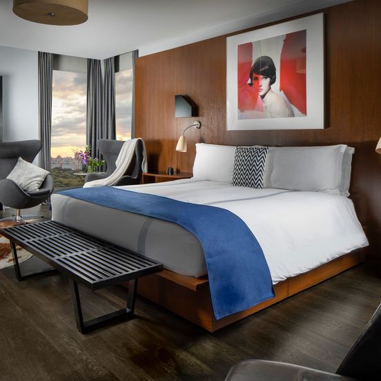 Bedroom view of 6 Columbus Central Park Hotel