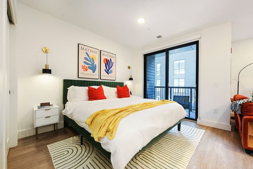 Lux Studio King Bed Free Parking Gym New - بيتسبرغ - غرفة نوم