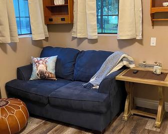 Relaxing Barn Studio Apartment with Large Covered Patio - Katy - Living room