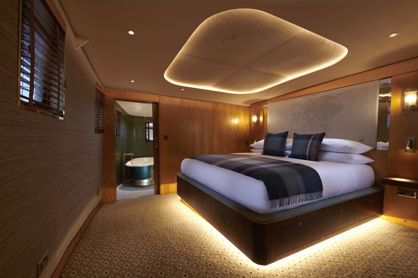 Fingal - A Luxury Floating Hotel - אדינבורו - חדר שינה