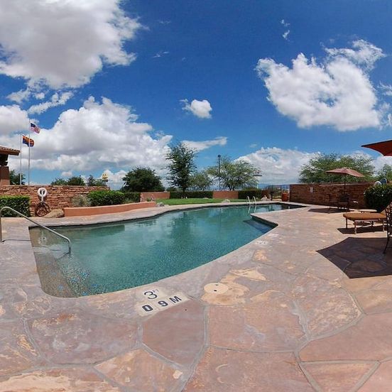 Pool view of Comfort Inn