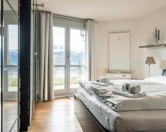 Apartment Alpenrose 2.5 Mit Mitbenutzung Spa & Wellness - Griwa Rent Ag - Beatenberg - Schlafzimmer