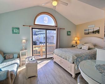 레드어닝의 2 카바나 바이 더 씨 스튜디오 베드룸 콘도 - 해터러스 - 침실