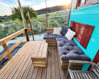 Houten Chalet, Costa del Sol, Estepona Biologisch Groente en Fruit - Estepona - Balcon