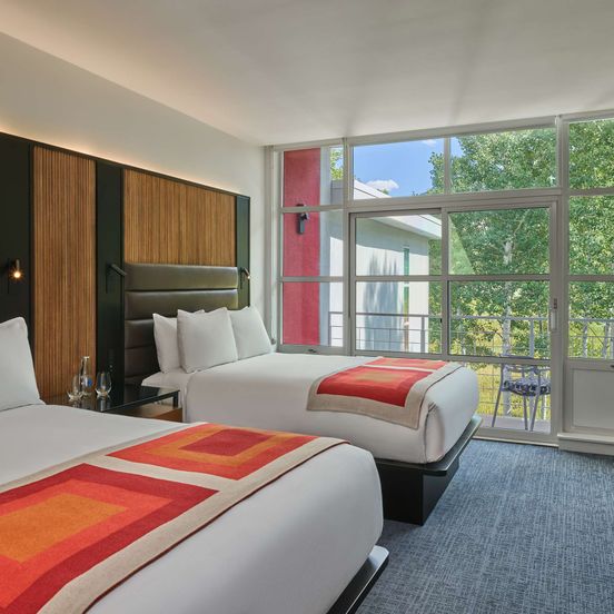 Bedroom view of Aspen Meadows Resort