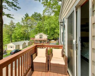 Laconia Home w/ Beach - 1/2 Mi to Weirs Beach - Laconia - Balkon