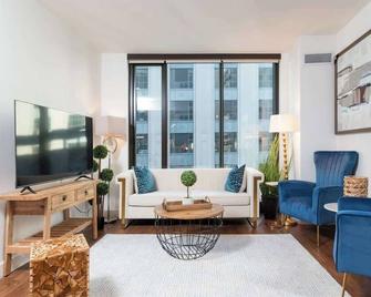 Back-Bay Upscale Central Condo Bos Common Downtown - Boston - Sala de estar