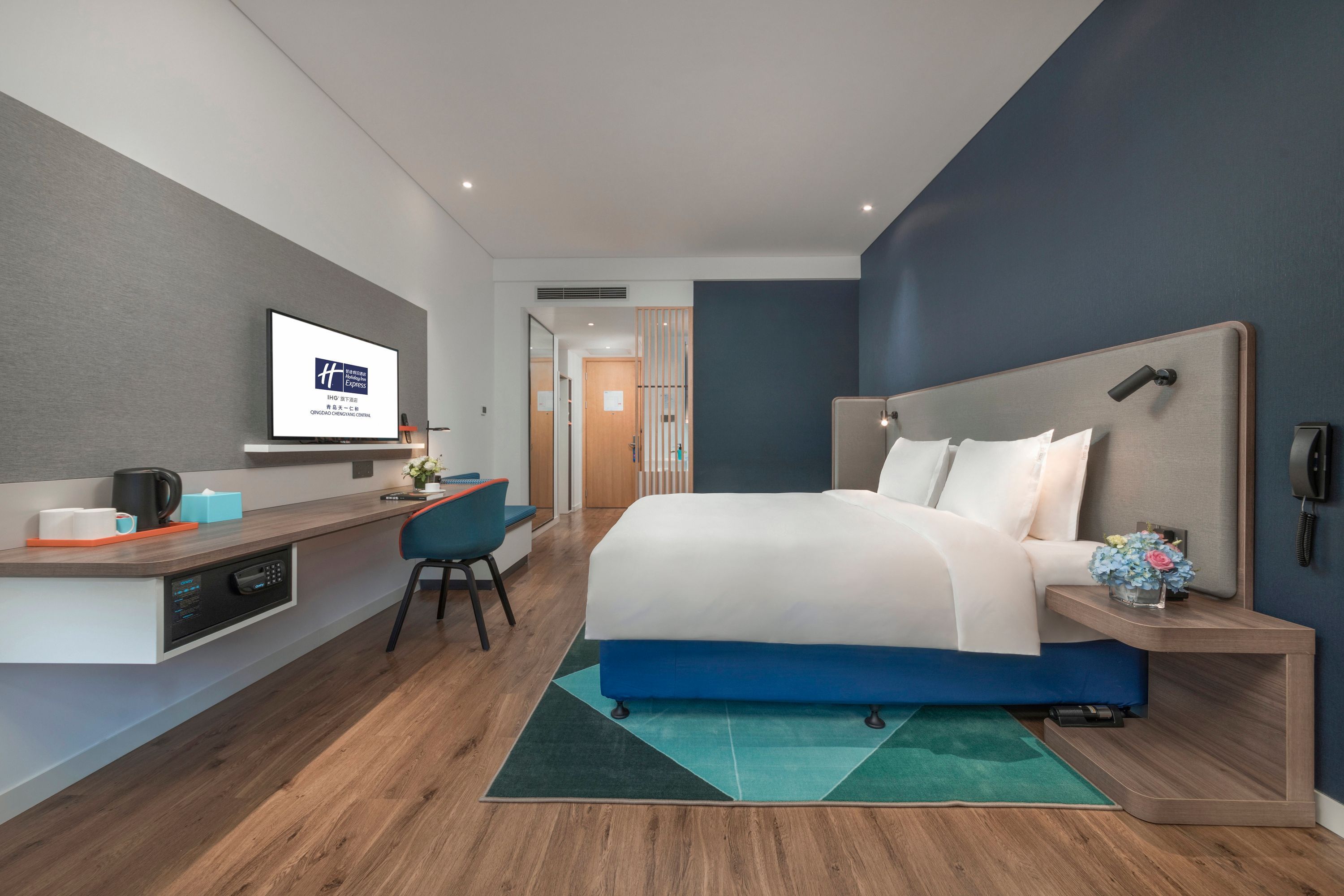 Holiday Inn Express Qingdao Chengyang Central By IHG - צ'ינגדאו - חדר שינה