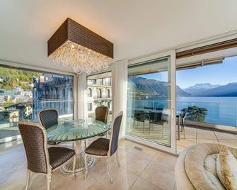 Luxury Penthouse in Montreux City with Lake View by GuestLee - Montreux - Parveke