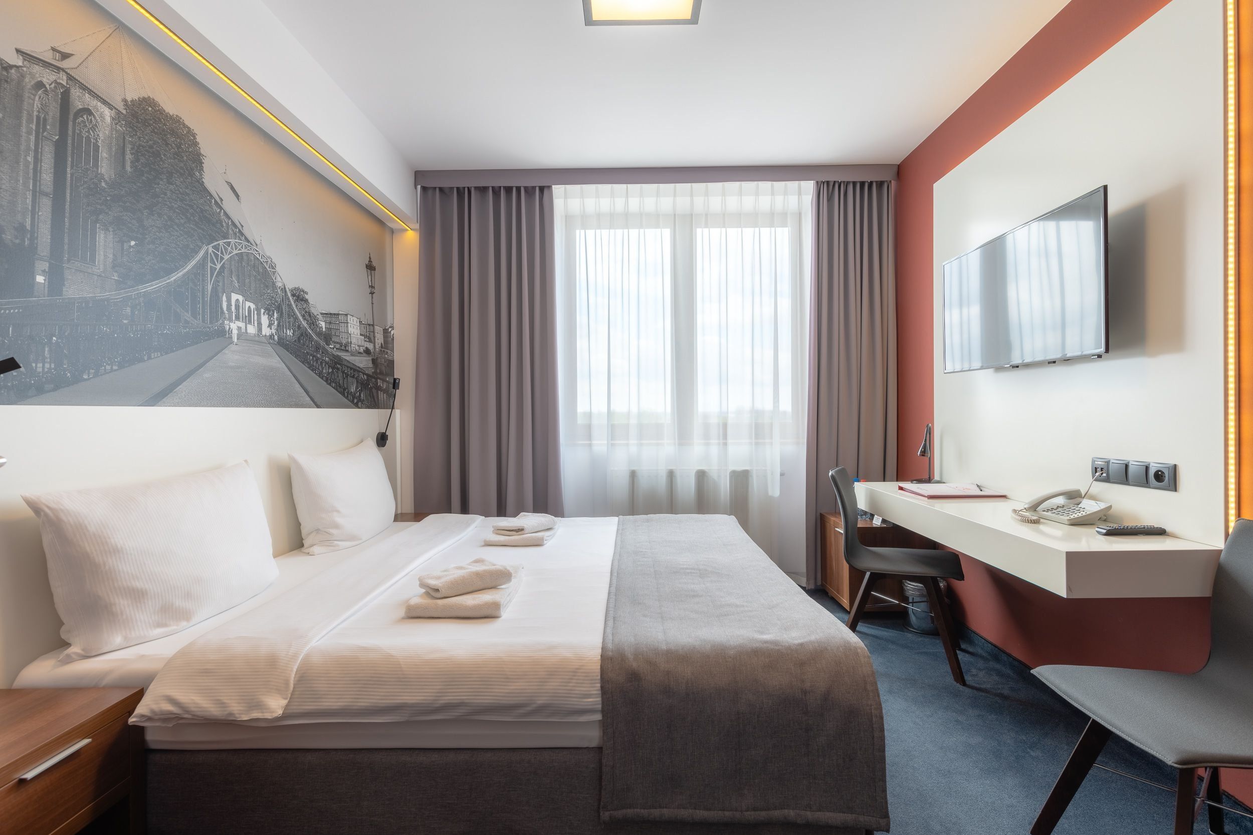 Terminal Hotel - ורוצלב - חדר שינה