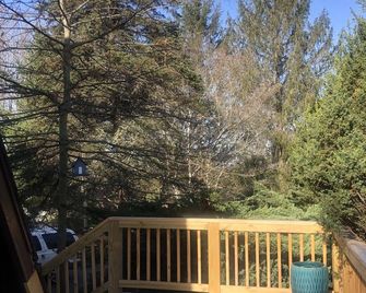 Cozy cabin in downtown Lewisburg WV close to snowshoe sky resort - Lewisburg - Balcony