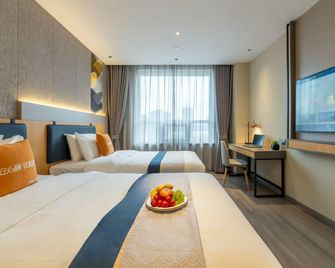 Home Inn Style (Gold Standard) - Taiyuan Liuxiang Zhonglou Street Fudong Street Store - Taiyuan - Bedroom