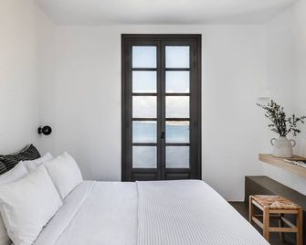 Indigo 4 Bedroom Villa Sea View Private Pool - Naousa - Chambre