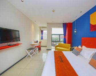 Shangan Lejia Hotel (Shijiazhuang Railway Station Ximeihua Street) - Shijiazhuang - Schlafzimmer